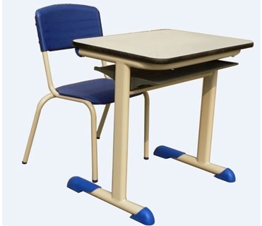 Mesa da escola da madeira maciça da escola de MUCHN com cadeira
