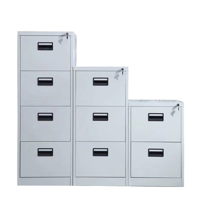 Multi armário de armazenamento do metal branco das gavetas