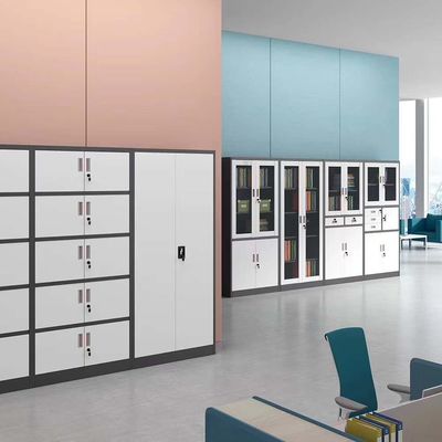 2 Door Steel Locker Cabinet with Raised Legs for Employee Changing Rooms