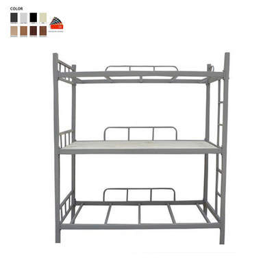 Quadro de metal preto Cama tripla Cama de 3 camadas de aço para casa Mobiliário de negócios Fábrica da China