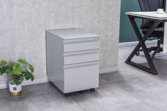 Metal Mobile Filing Storage Pedestal For Office