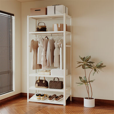 Armário de armazenamento de metal projetado para otimização de espaço com prateleiras ajustáveis, estrutura resistente e mecanismo de travamento