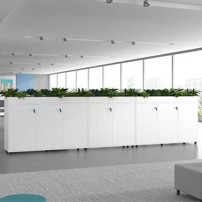 Armário de Plantação de Aço Unidade superior com 3 espaços de plantação individuais Estante de exibição de pote de flores de metal moderno para decoração de jardim doméstico interior