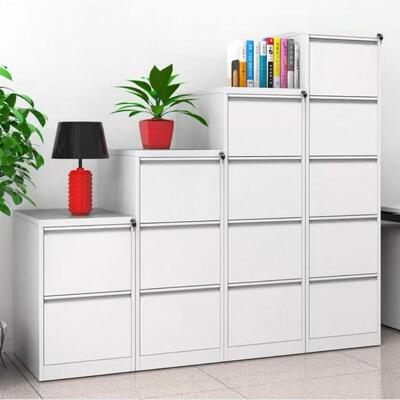 Arquivo de arquivos de aço A4 de 4 gavetas com fechadura para armazenamento de arquivos pendurados FC e organização de documentos de escritório