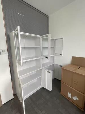 teel Office Filing Cabinet with Hollow Structure for Document Storage