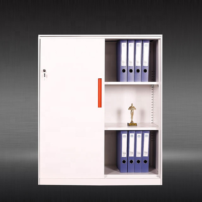 Armário moderno do armário da limalha de aço da porta de Tambour do armário da porta do estilo dois